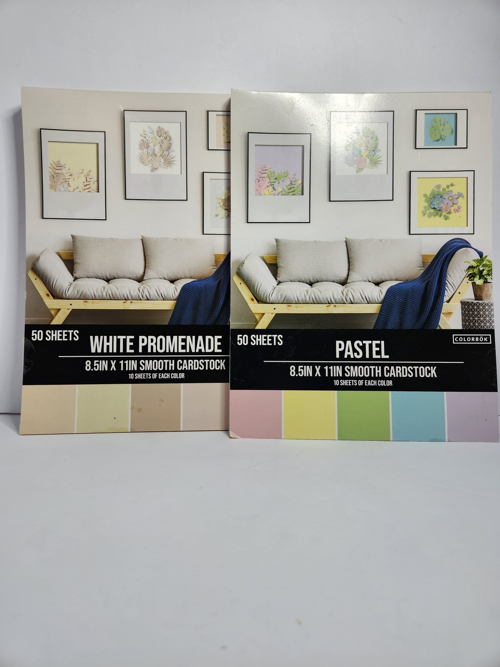 Colorbok Pastel Smooth Cardstock Pack - Pastel Multi-Color